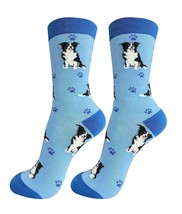 Border Collie Socks Full Body Fun Novelty Dress Casual Unisex SOX  Unise... - £9.03 GBP