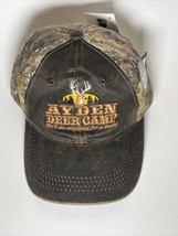 Ayden Deer Camp Hat “We’ll Do Anything For A Buck” Logo Camouflage Baseb... - $10.88