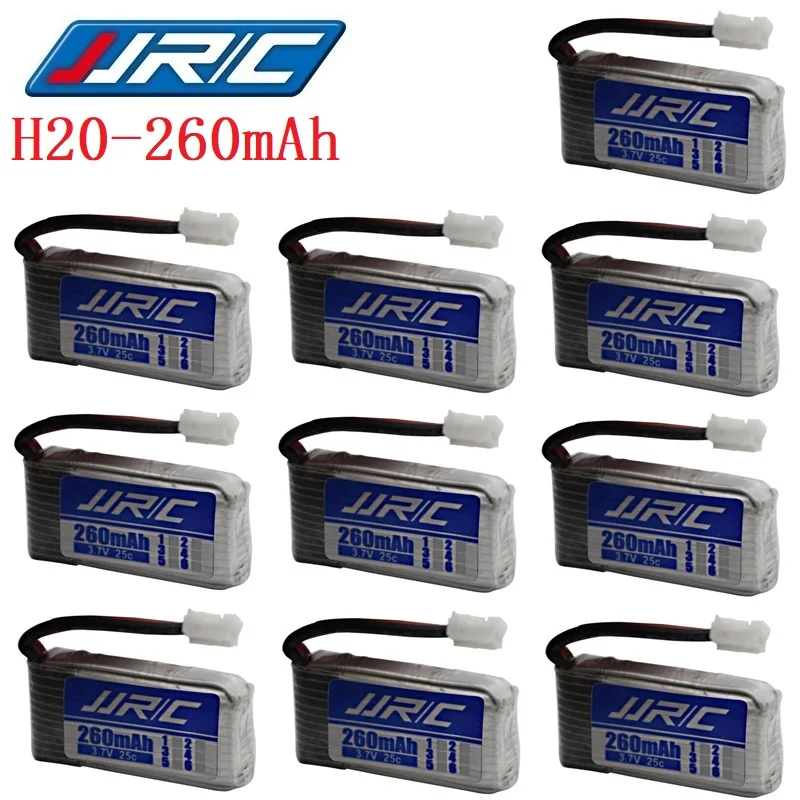 1-10Pcs Original Battery For JJRC H20 1s 3.7V 150mAh/260mAh For JJRC H20 Syma  - $14.29+