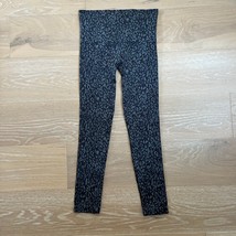 Spanx Look at Me Now Seamless Leggings Indigo Leopard Print High Rise Me... - $39.99