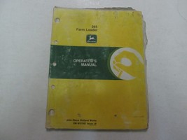 John Deere Farm Loader 265 Operators Manual DAMAGED LOOSE PAGES FACTORY ... - $4.87