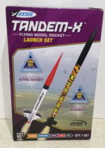 Tandem-X Flying Model Rocket Launch Set NEW NIB Beginner Ages 10+ Estes NOS - $19.79