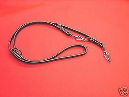 5/8 LEATHER ALL IN ONE DOG TRAINING LEASH POLICE K9 SCHUTZHUND ALLIGATOR... - £19.57 GBP