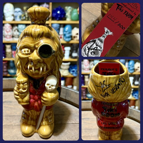 Frankie&#39;s Tiki Room 9th Anniv Swanky Franky Tiki Mug #144/300 Dirk Vermi... - $173.24