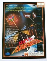 Super Astro Fighter Lock&#39;n Chase Arcade FLYER Original 1981 Deco Vintage Promo  - £31.76 GBP