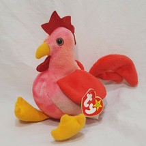 Rooster Strut 1996 Ty  Plush Stuffed Animal 5&quot; Farm Country - £7.96 GBP