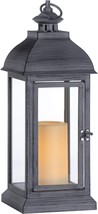 LED Flameless Flickering Pillar Candle Lantern Light w/ Timer Hanging Ta... - $28.70+