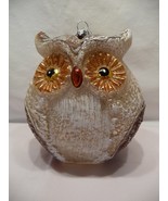 RAZ glass owl Christmas ornament 5 1/2&quot; tall - $16.29 CAD