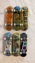 Tech Deck Lot of 5 Fingerboards Creation Skateboards Allen Caddo Harmony Vaneng - $14.50