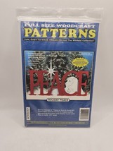 Full Size Woodcraft Patterns HOLIDAY PEACE 2000 The Winfield Collection New NOS - £9.30 GBP