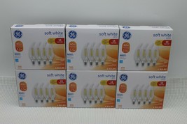 Lot of 24 New Decorative LED Light Bulbs, Clear, Candelabra-Base, 3.5-Watts - £36.89 GBP
