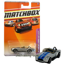 Year 2009 Matchbox Sports Cars 1:64 Die Cast #5 Silver &#39;65 SHELBY COBRA 427 S/C - £15.65 GBP