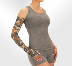 JAPANESE DRAGON Dreamsleeve Compression Sleeve by JUZO, Gauntlet Option,... - £123.44 GBP