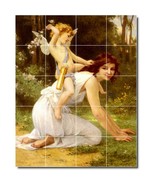 Guillaume Seignac Angels Painting Ceramic Tile Mural BTZ08268 - $200.00+