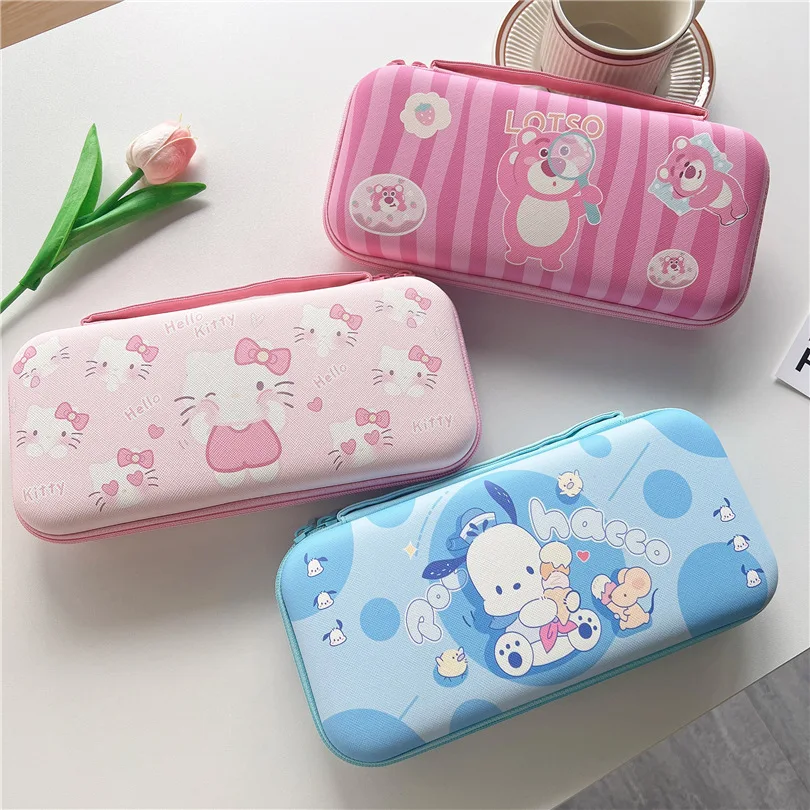 For Nintendo Switch OLED Carrying Case Cute Hello Kitty Kuromi Switch Lite - £16.61 GBP