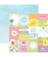 Spring Tags Scrapbooking Paper, Double-sided Cardstock - 12x12&quot; Single S... - $22.81 MXN