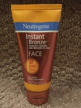 Neutrogena Instant Bronze Sunless Tanner &amp; Bronzer in one FACE Medium - ... - $15.00