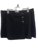 Vintage Old Navy Pleated Mini Skirt Black Size 14 - £15.58 GBP