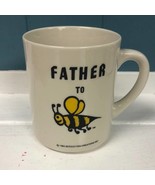 Vintage 1983 Begotten Creations Father to Be Bee Novelty Mug Ceramic dad... - £17.45 GBP