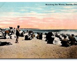 Watching Waves From Beach Seaside Oregon OR UNP Unused DB Postcard V8 - £15.14 GBP
