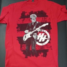 Hunter Hayes Shirt Adult Medium Red Band Concert Tour Country Music Casual Mens - £11.35 GBP