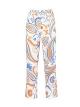 Roberto Cavalli Paisley Print Cropped Trousers Pants Straight $1239, Sz ... - $148.49