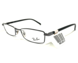 Ray-Ban Eyeglasses Frames RB6103 2502 Black Gunmetal Gray Rectangle 51-1... - £59.58 GBP