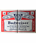 Budweiser Beer King Anheuser Busch Newark Tampa St Louis 1965 2 page Pri... - €12,18 EUR