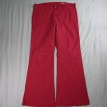 Gap 34 Authentic Flare Red Stretch Denim Womens Jeans - £19.80 GBP