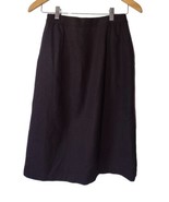 Vintage Leslie Fay Petites Haberdashery Wool Blend Straight Skirt Sz 12P... - £15.04 GBP