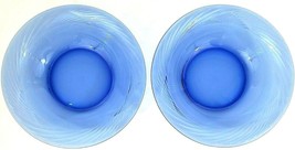 Pyrex Cobalt Blue Festiva 7.5&quot; Cereal Bowls USA Set of 2 - £11.87 GBP