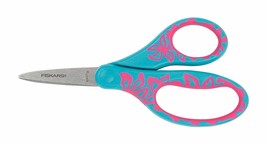 Fiskars Left handed Pointed tip Kids Scissors 5 Inch, Color Received May... - £14.75 GBP