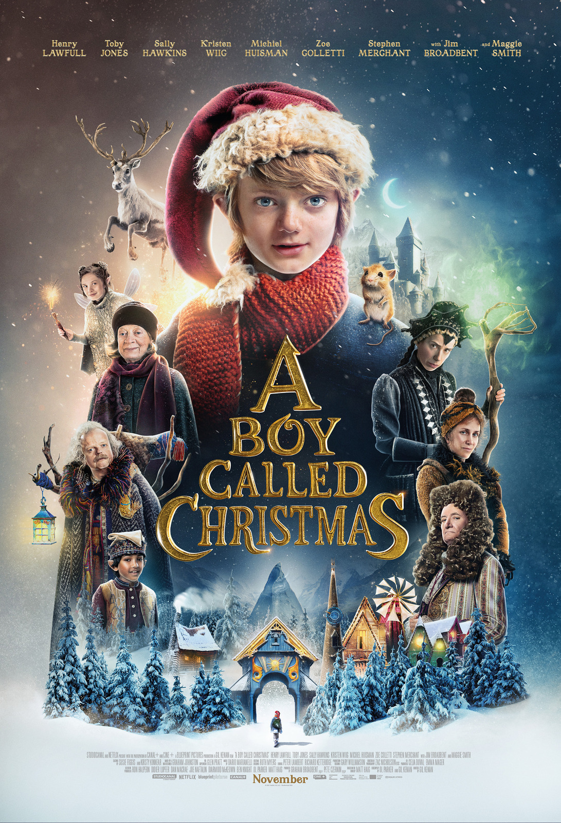 A Boy Called Christmas Movie Poster Gil Kenan Art Film Print Size 24x36" 27x40
