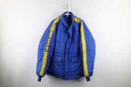 Vtg 70s Swingster Mens XL Distressed Michelin Tires Full Zip Puffer Jacket USA - $98.95