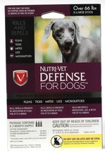 1 Box NutriVet Defense For Extra Large Dogs Over 66lbs Kills And Repels ... - £15.84 GBP