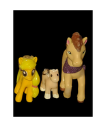 Adorable lot of vintage ponies~pink glass pony pendant in the middle - $24.42 CAD