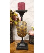 Large Nautical Reptile Tortoise Turtle Shell Pillar Candle Holder Statue... - $1,364.64 MXN