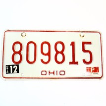1980 United States Ohio Union County Passenger License Plate 809815 - £21.01 GBP