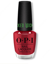 OPI Wicked 2024 Nail Lacquer Nessa-IST Rose -Red Shiny - $8.79