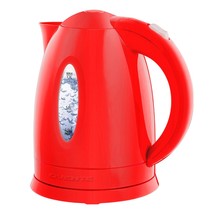 Ovente Electric Water Kettle 1.7L Led Indicator 1100W BPA-Free Red KP72R - £49.54 GBP
