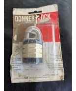 Döner Kombination Vorhängeschloss Schloss C-35 Mit Combo Nummer Neu - $744.37 MXN