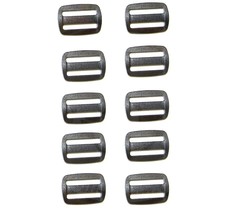 Webbing Slide, Triglide, for 1&quot; Inch Webbing, Acetal Plastic, 10 Pc. Set - $156.53 MXN