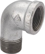 NEW LOT (10) 1/2&quot; GALVANIZED PIPE THREADED 90 STREET ELBOWS FITTINGS 610... - $42.99