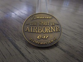 Boeing C-17 GLOBEMASTER III Airborne &amp; Special Ops Museum Challenge Coin#774Q - £15.12 GBP