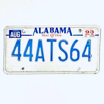 1993 United States Alabama Limestone County Passenger License Plate 44ATS64 - $16.27 CAD