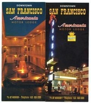 Americania Motor Lodge Brochure 7th &amp; Mason in San Francisco California 1960&#39;s - £11.66 GBP