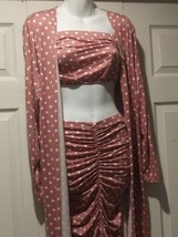 NWT Story Teller Polk a dot 3pc Long Skirt 3XL - $20.00