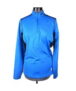 Nike Pro Combat Dri-Fit Hyperwarm Fitted 1/4-Zip Top Sz. S Blue - $463.54 MXN