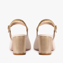 The Pompei Cream Leather Slingback Women Sandal image 4