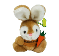 8&quot; VINTAGE 1980 WALLACE BERRIE HONEY BUNNY RABBIT STUFFED ANIMAL PLUSH T... - $37.05